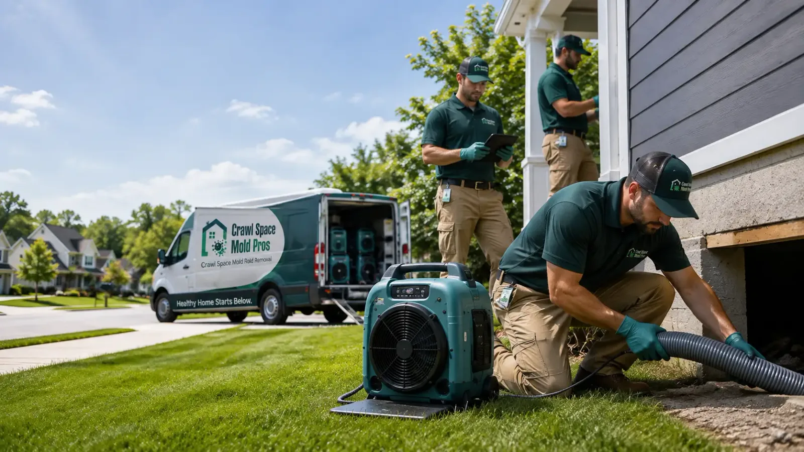 Crawl Space Mold Removal in Manilla, IA